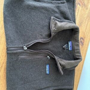 Patagonia Dark Brown Full-Zip Fleece